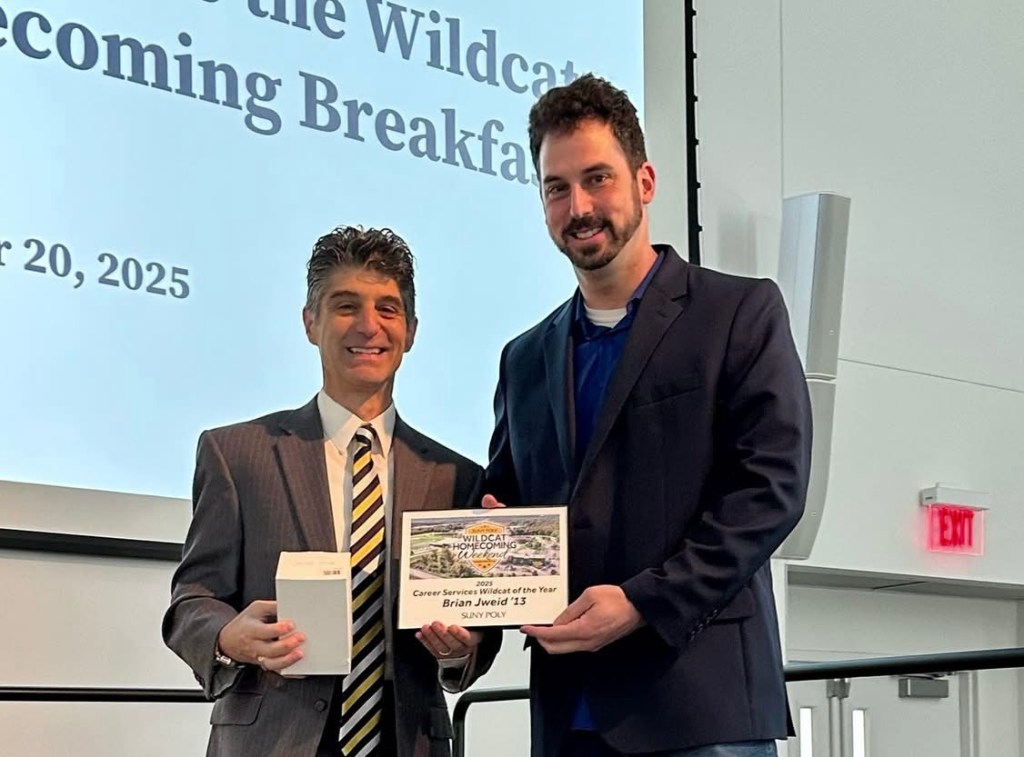 #NYSAPCSOProud Brian Jweid wins SUNY Poly’s Wildcat of the Year&nbsp;Award